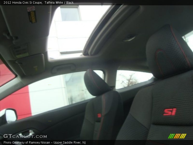 Taffeta White / Black 2012 Honda Civic Si Coupe