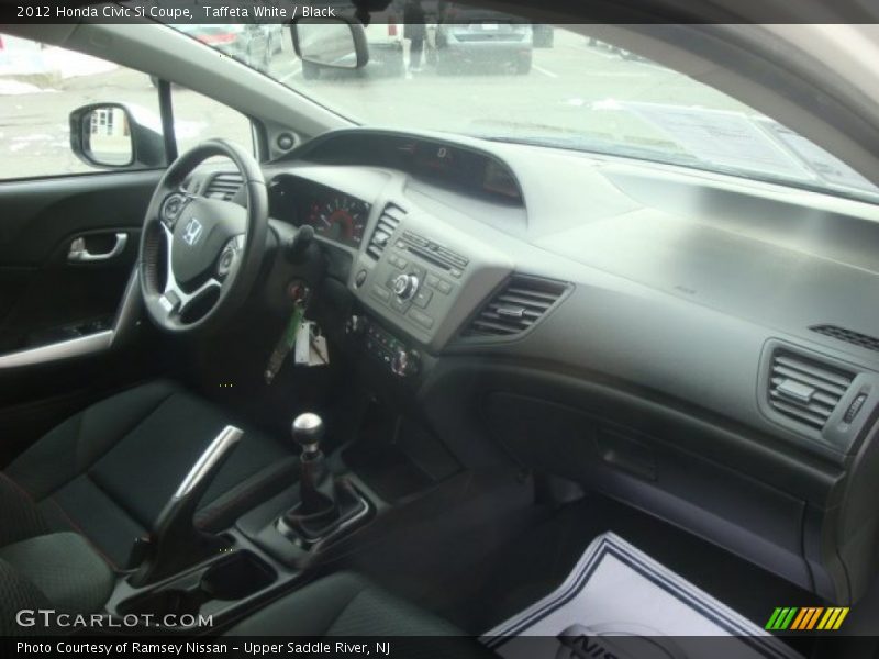 Taffeta White / Black 2012 Honda Civic Si Coupe