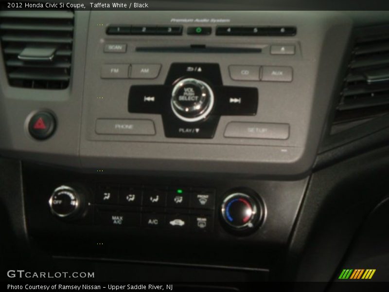 Taffeta White / Black 2012 Honda Civic Si Coupe