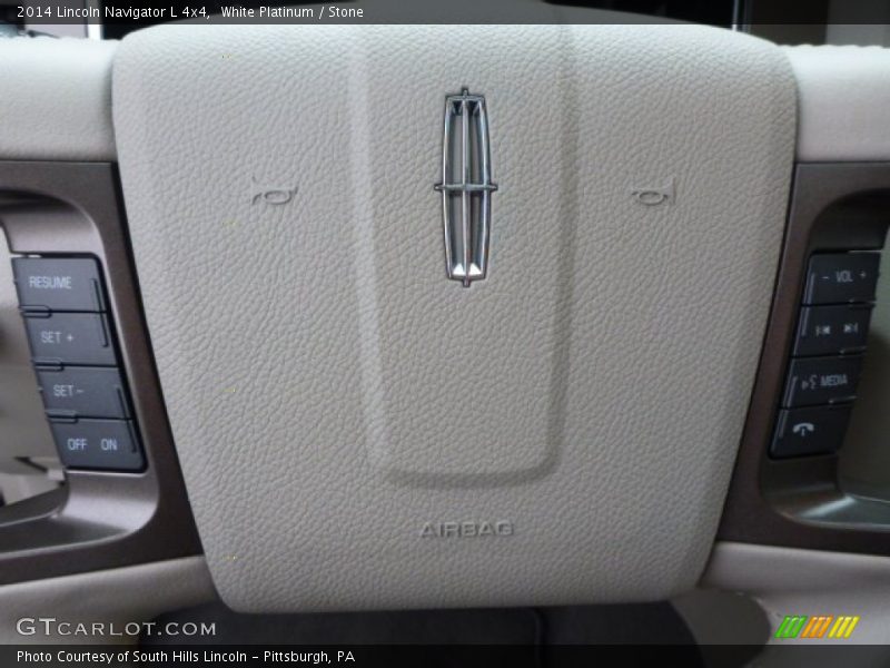 White Platinum / Stone 2014 Lincoln Navigator L 4x4