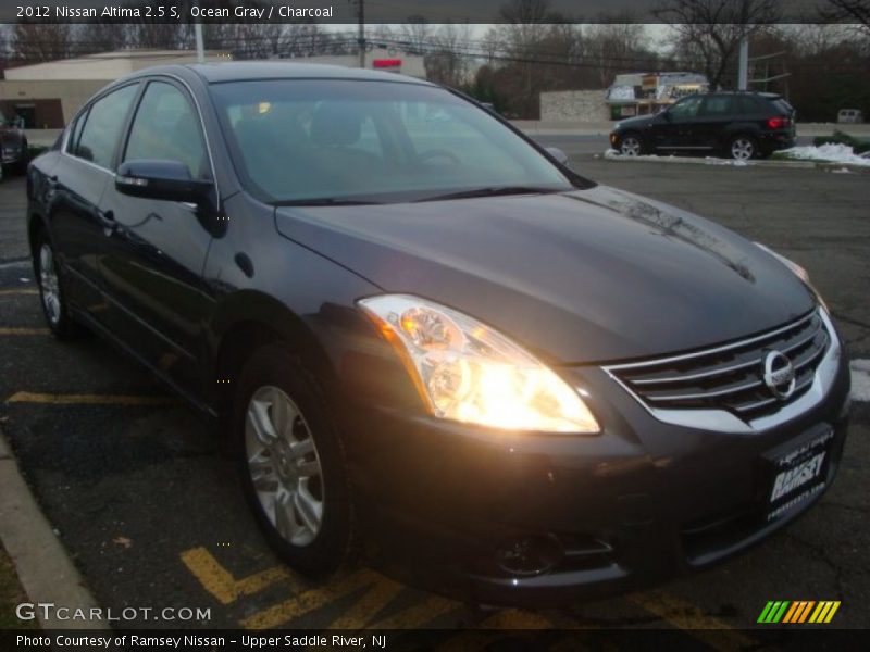 Ocean Gray / Charcoal 2012 Nissan Altima 2.5 S