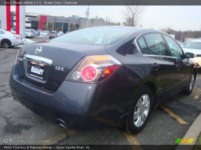 Ocean Gray / Charcoal 2012 Nissan Altima 2.5 S