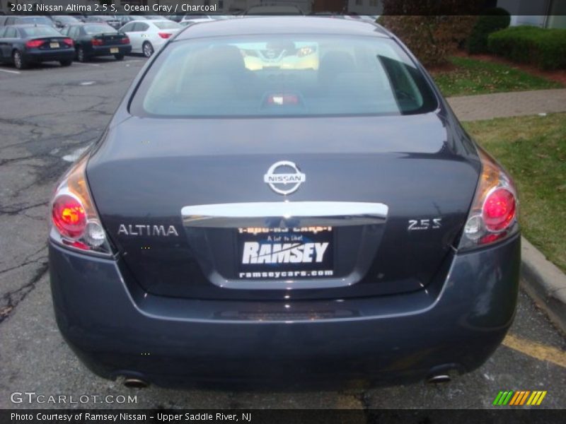 Ocean Gray / Charcoal 2012 Nissan Altima 2.5 S