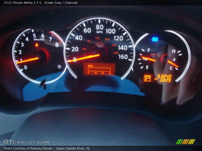 Ocean Gray / Charcoal 2012 Nissan Altima 2.5 S