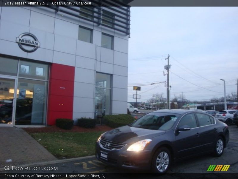 Ocean Gray / Charcoal 2012 Nissan Altima 2.5 S