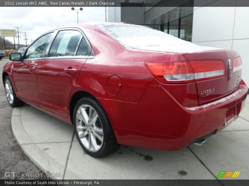 Red Candy Metallic / Dark Charcoal 2012 Lincoln MKZ AWD