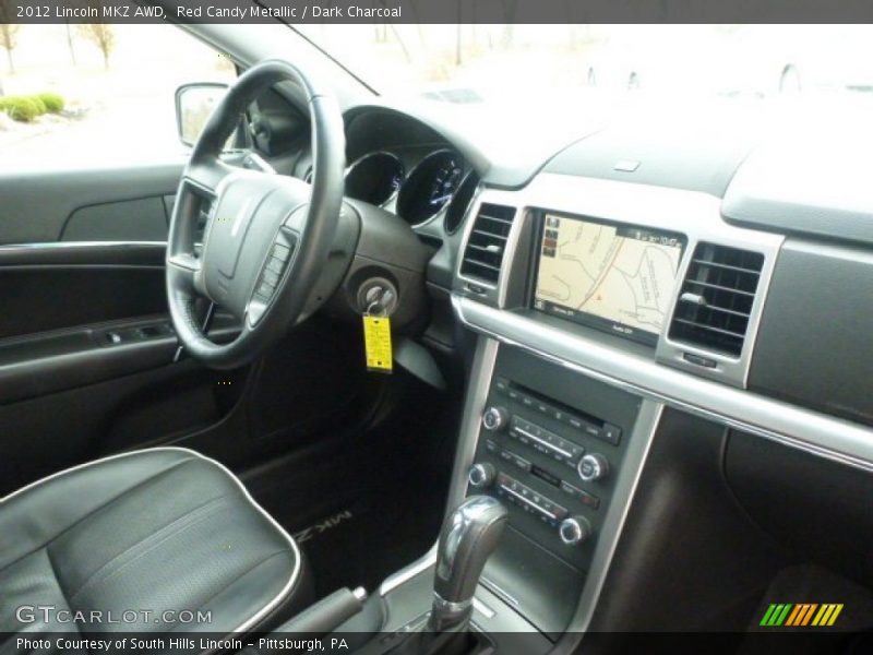 Red Candy Metallic / Dark Charcoal 2012 Lincoln MKZ AWD