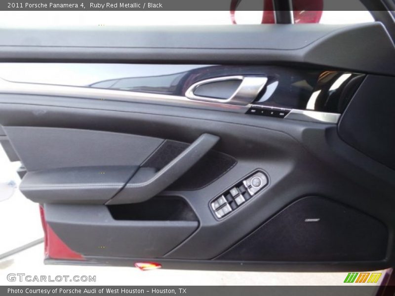 Ruby Red Metallic / Black 2011 Porsche Panamera 4