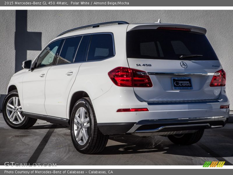 Polar White / Almond Beige/Mocha 2015 Mercedes-Benz GL 450 4Matic