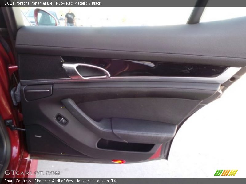 Ruby Red Metallic / Black 2011 Porsche Panamera 4
