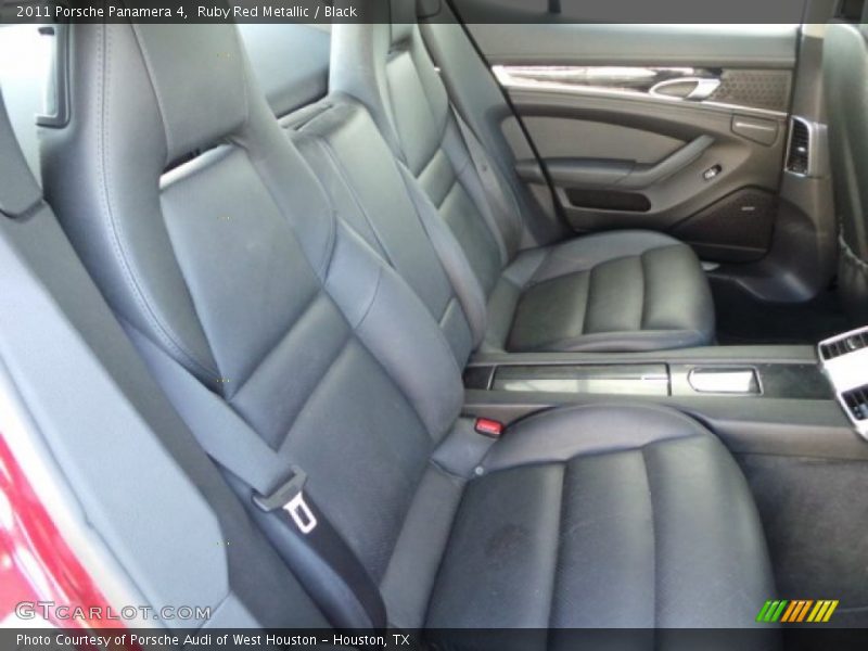 Ruby Red Metallic / Black 2011 Porsche Panamera 4