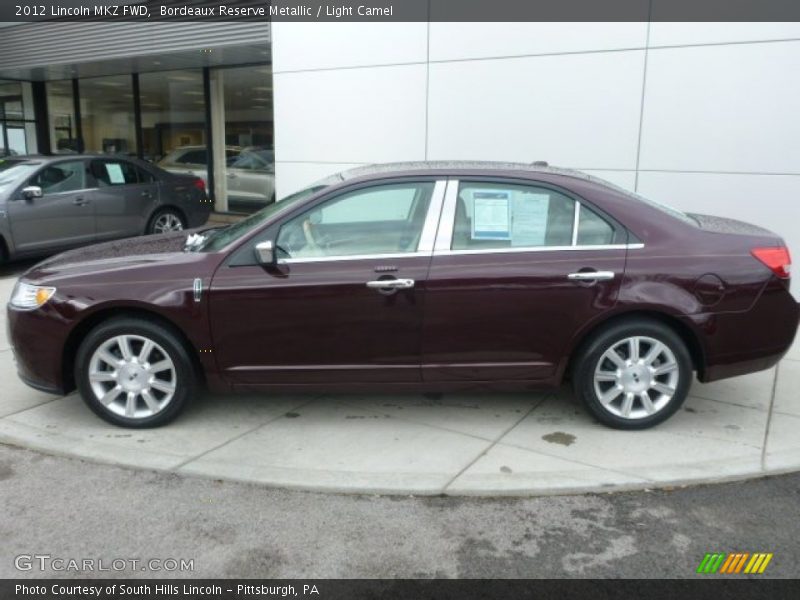 Bordeaux Reserve Metallic / Light Camel 2012 Lincoln MKZ FWD