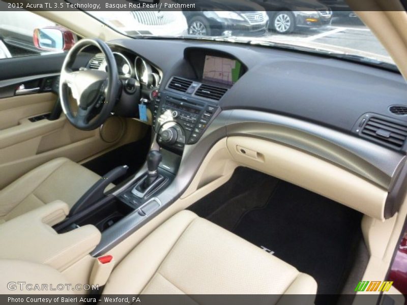 Basque Red Pearl / Parchment 2012 Acura TL 3.5 Technology