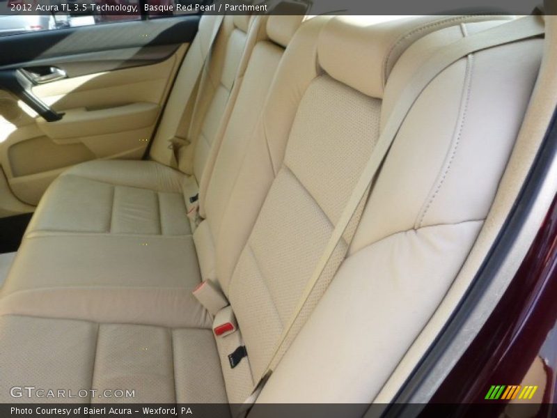 Basque Red Pearl / Parchment 2012 Acura TL 3.5 Technology