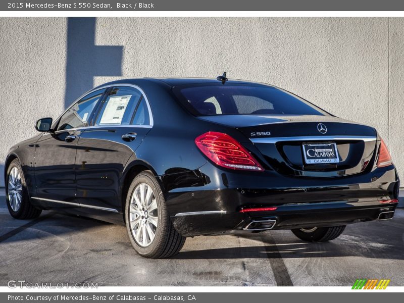 Black / Black 2015 Mercedes-Benz S 550 Sedan