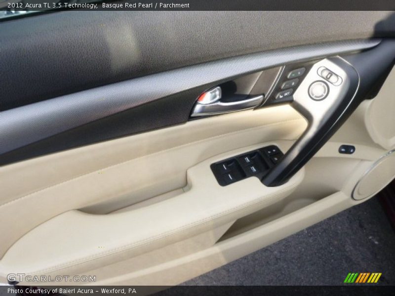 Basque Red Pearl / Parchment 2012 Acura TL 3.5 Technology