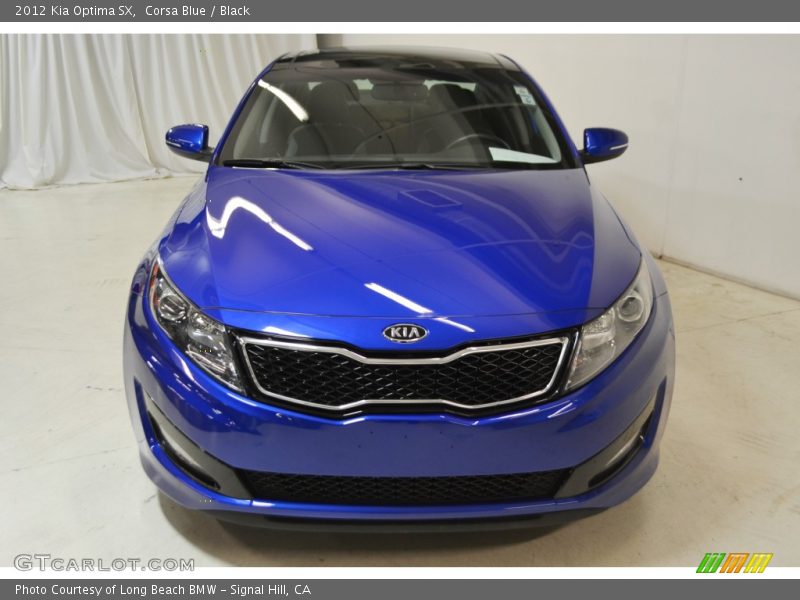 Corsa Blue / Black 2012 Kia Optima SX