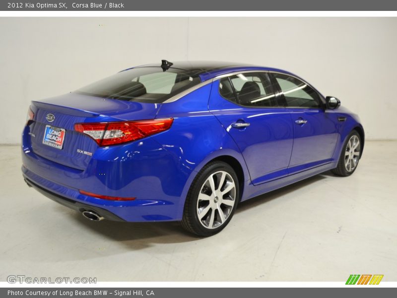 Corsa Blue / Black 2012 Kia Optima SX