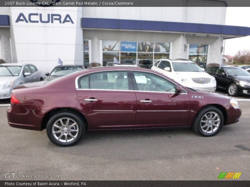 Dark Garnet Red Metallic / Cocoa/Cashmere 2007 Buick Lucerne CXL