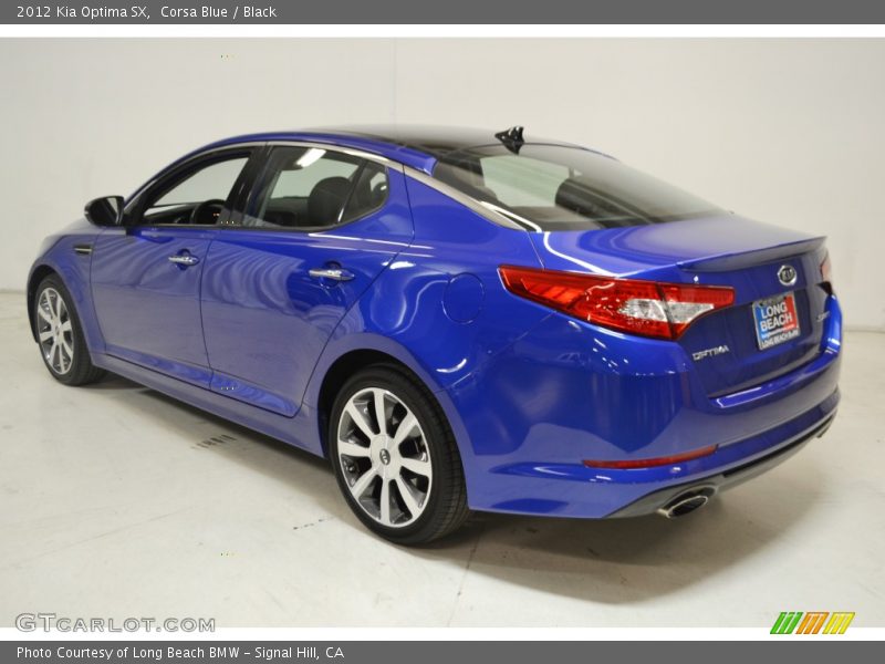 Corsa Blue / Black 2012 Kia Optima SX