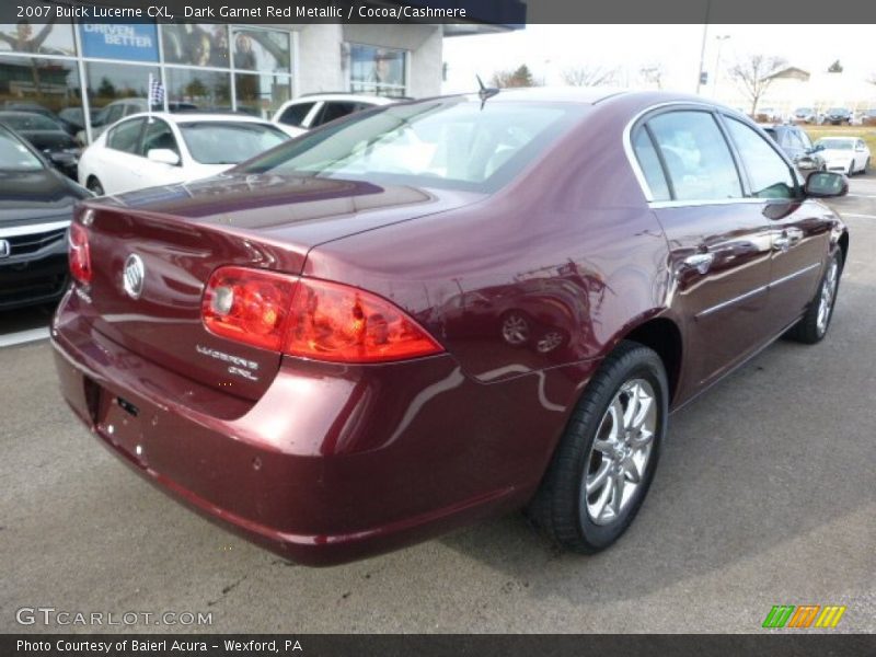 Dark Garnet Red Metallic / Cocoa/Cashmere 2007 Buick Lucerne CXL