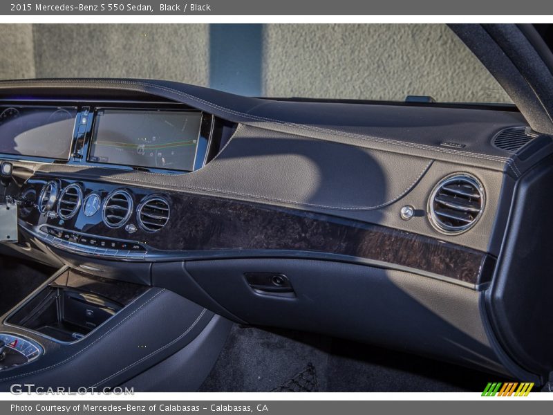 Black / Black 2015 Mercedes-Benz S 550 Sedan