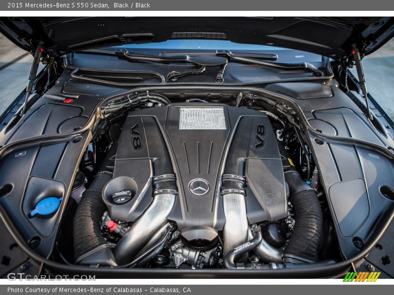 Black / Black 2015 Mercedes-Benz S 550 Sedan