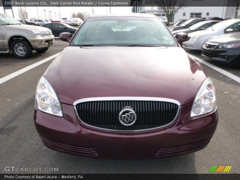 Dark Garnet Red Metallic / Cocoa/Cashmere 2007 Buick Lucerne CXL