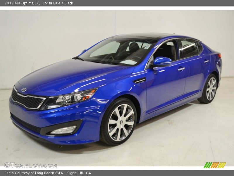 Corsa Blue / Black 2012 Kia Optima SX