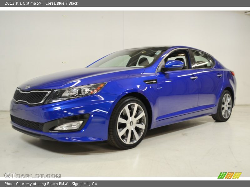 Corsa Blue / Black 2012 Kia Optima SX