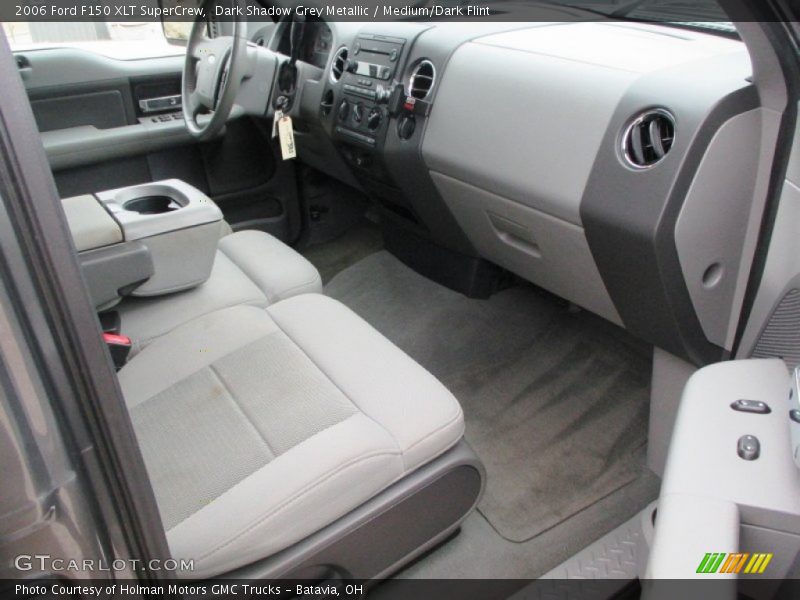 Dark Shadow Grey Metallic / Medium/Dark Flint 2006 Ford F150 XLT SuperCrew