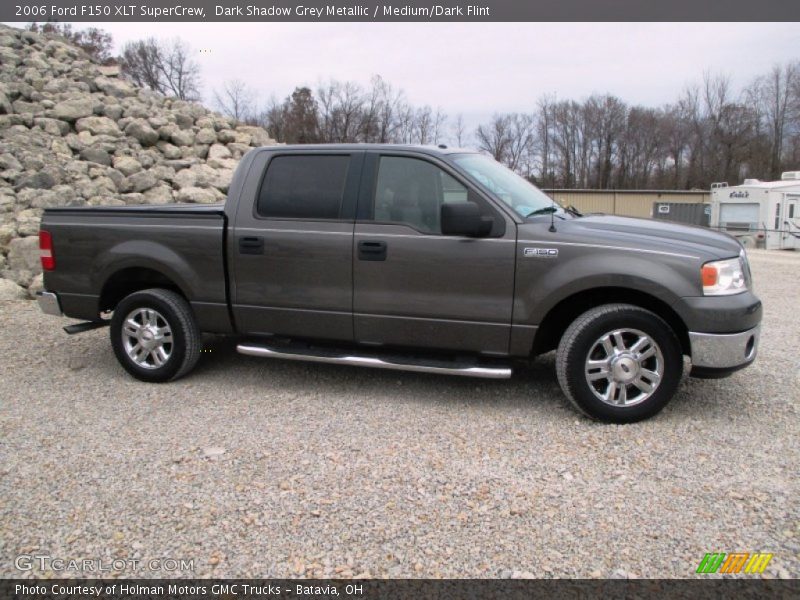 Dark Shadow Grey Metallic / Medium/Dark Flint 2006 Ford F150 XLT SuperCrew