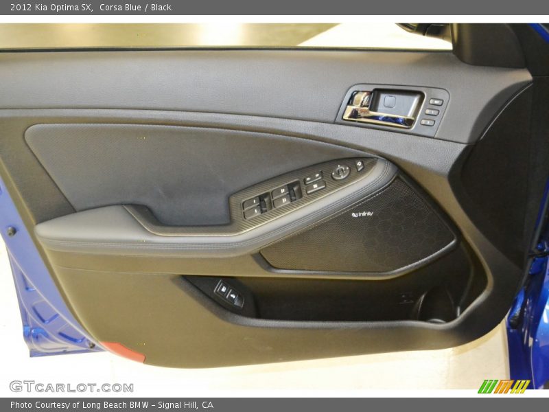 Corsa Blue / Black 2012 Kia Optima SX