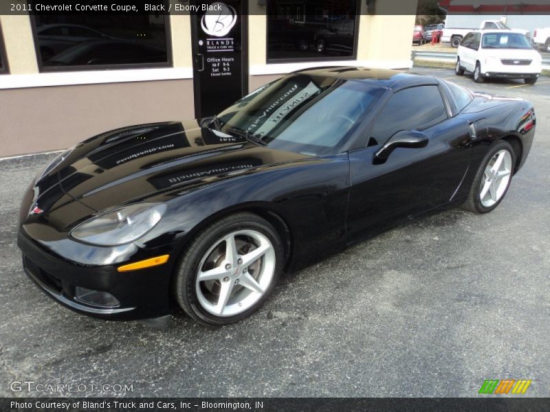 Black / Ebony Black 2011 Chevrolet Corvette Coupe