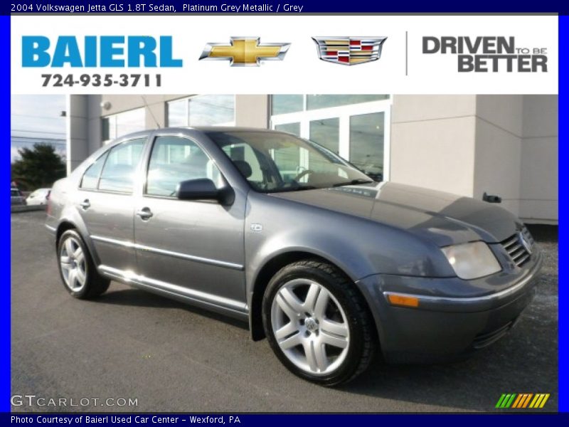 Platinum Grey Metallic / Grey 2004 Volkswagen Jetta GLS 1.8T Sedan
