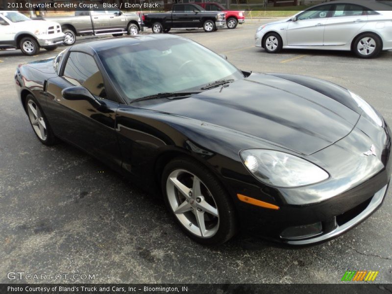 Black / Ebony Black 2011 Chevrolet Corvette Coupe