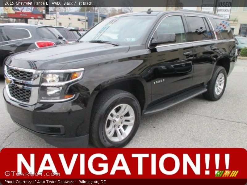 Black / Jet Black 2015 Chevrolet Tahoe LT 4WD