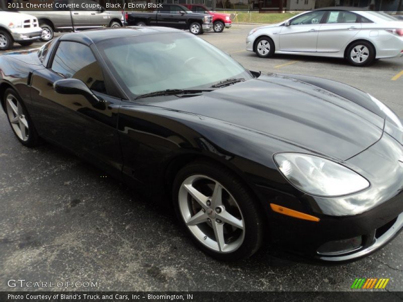 Black / Ebony Black 2011 Chevrolet Corvette Coupe