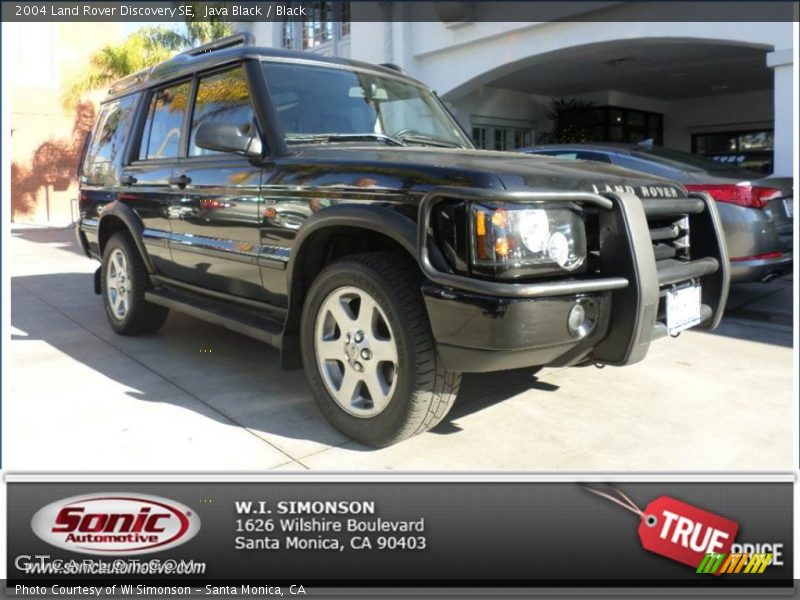 Java Black / Black 2004 Land Rover Discovery SE
