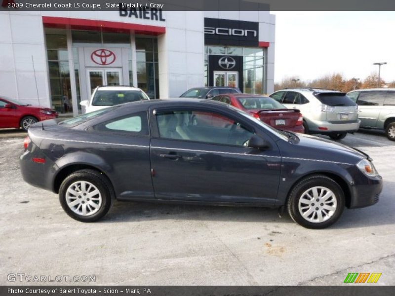 Slate Metallic / Gray 2009 Chevrolet Cobalt LS Coupe