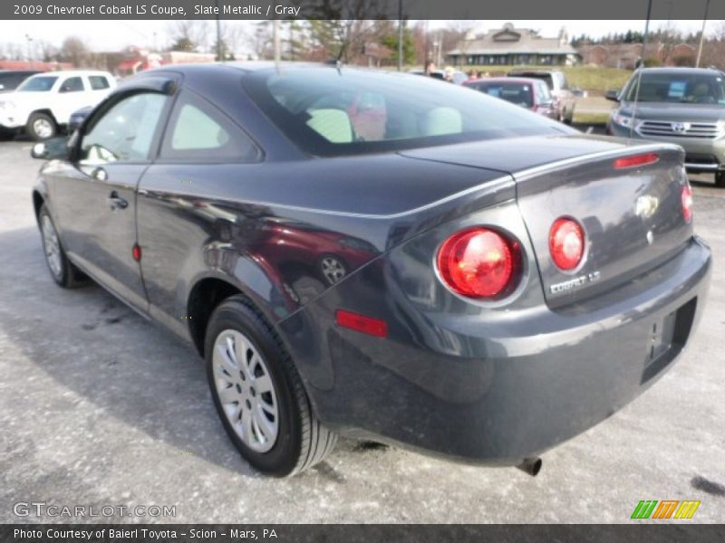 Slate Metallic / Gray 2009 Chevrolet Cobalt LS Coupe