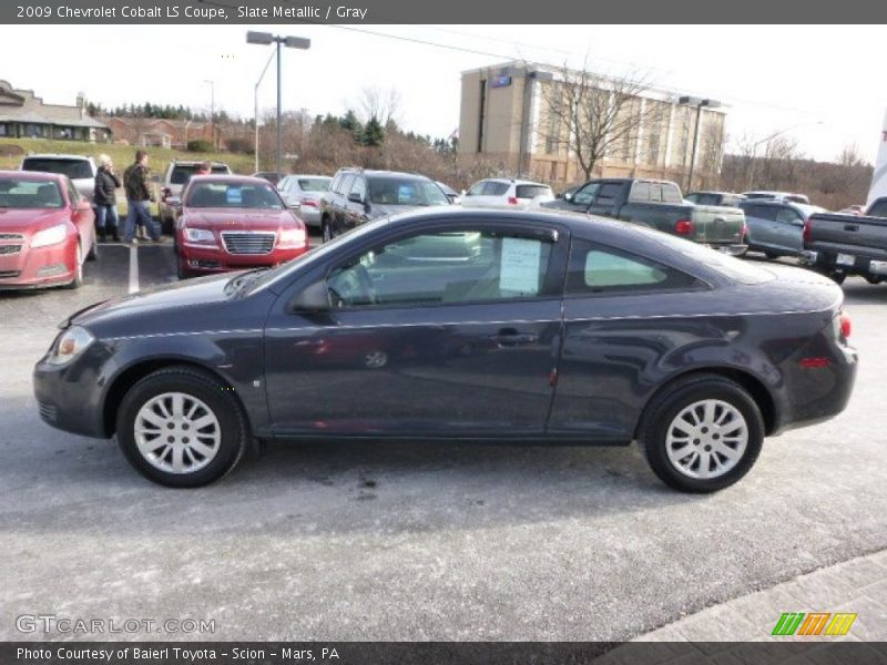 Slate Metallic / Gray 2009 Chevrolet Cobalt LS Coupe