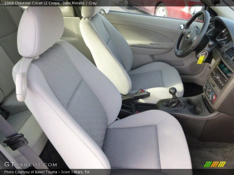 Slate Metallic / Gray 2009 Chevrolet Cobalt LS Coupe