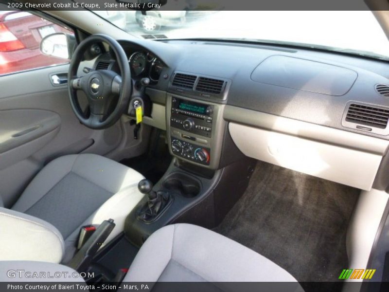 Slate Metallic / Gray 2009 Chevrolet Cobalt LS Coupe