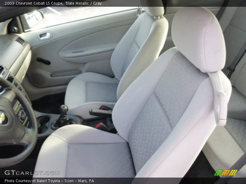 Slate Metallic / Gray 2009 Chevrolet Cobalt LS Coupe