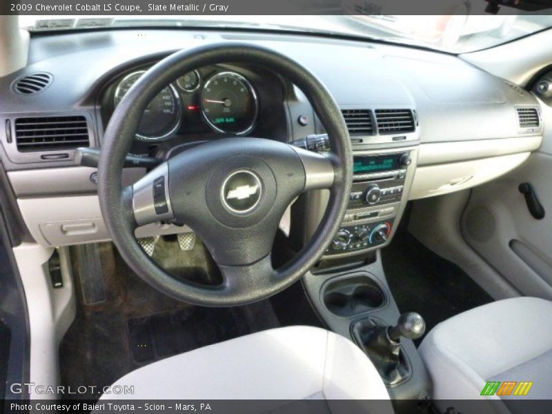 Slate Metallic / Gray 2009 Chevrolet Cobalt LS Coupe