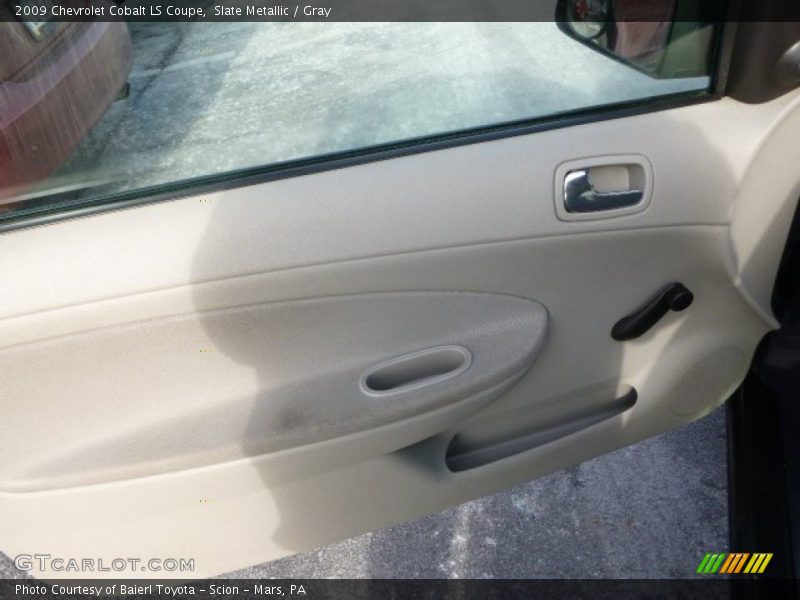 Slate Metallic / Gray 2009 Chevrolet Cobalt LS Coupe