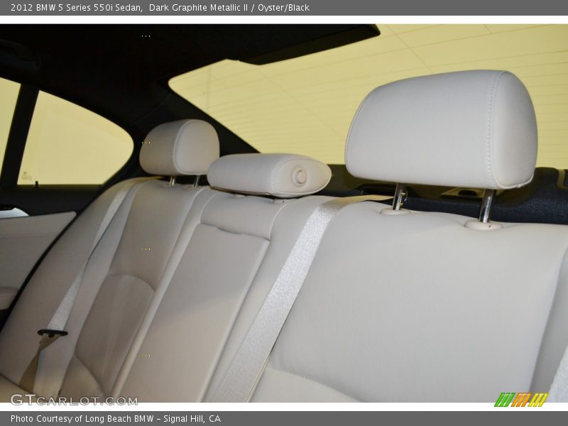Dark Graphite Metallic II / Oyster/Black 2012 BMW 5 Series 550i Sedan