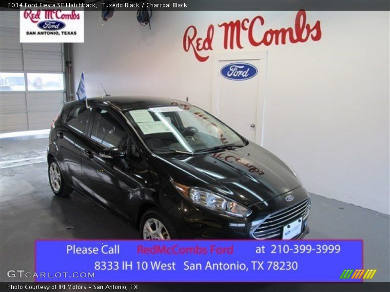 Tuxedo Black / Charcoal Black 2014 Ford Fiesta SE Hatchback