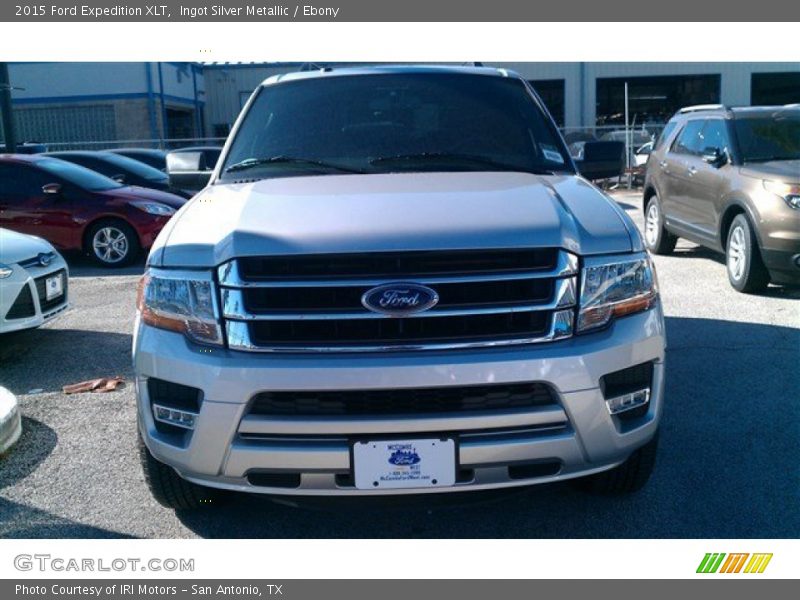 Ingot Silver Metallic / Ebony 2015 Ford Expedition XLT